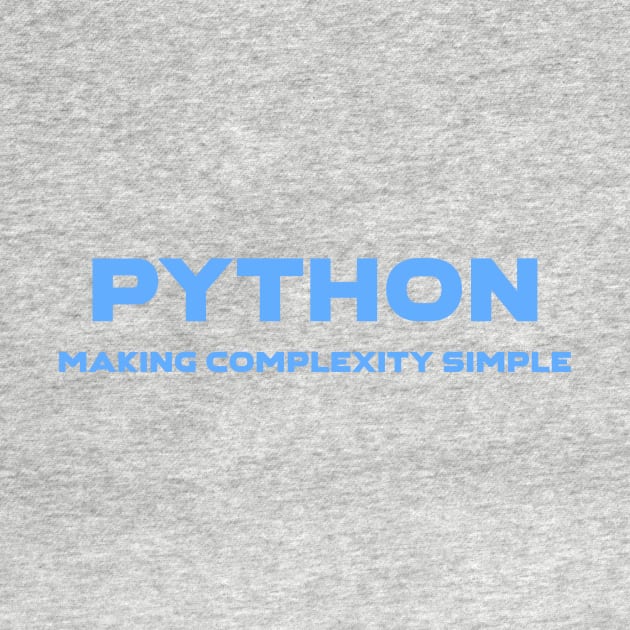 Python Making Complexity Simple Programming by Furious Designs